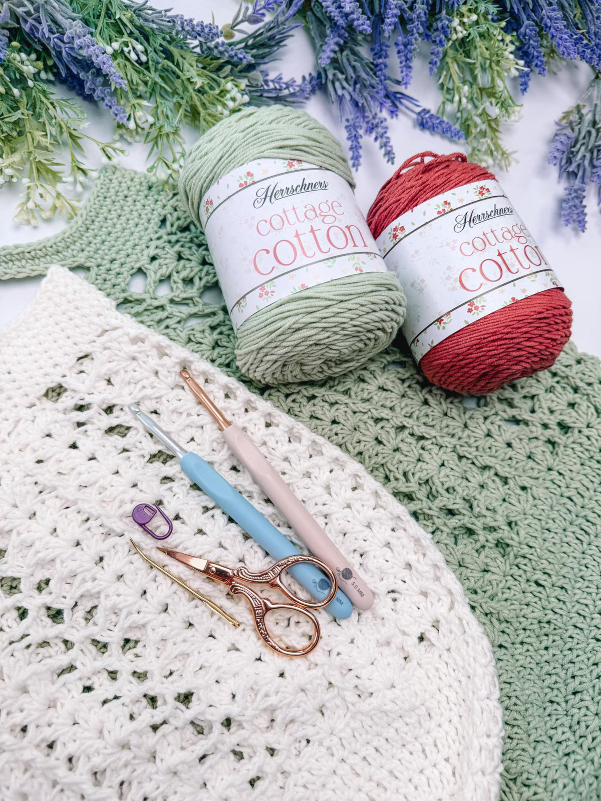 Willow Mesh Market Bag — Crochet Pattern + Video Tutorial | 3 Sizes, Beginner Friendly