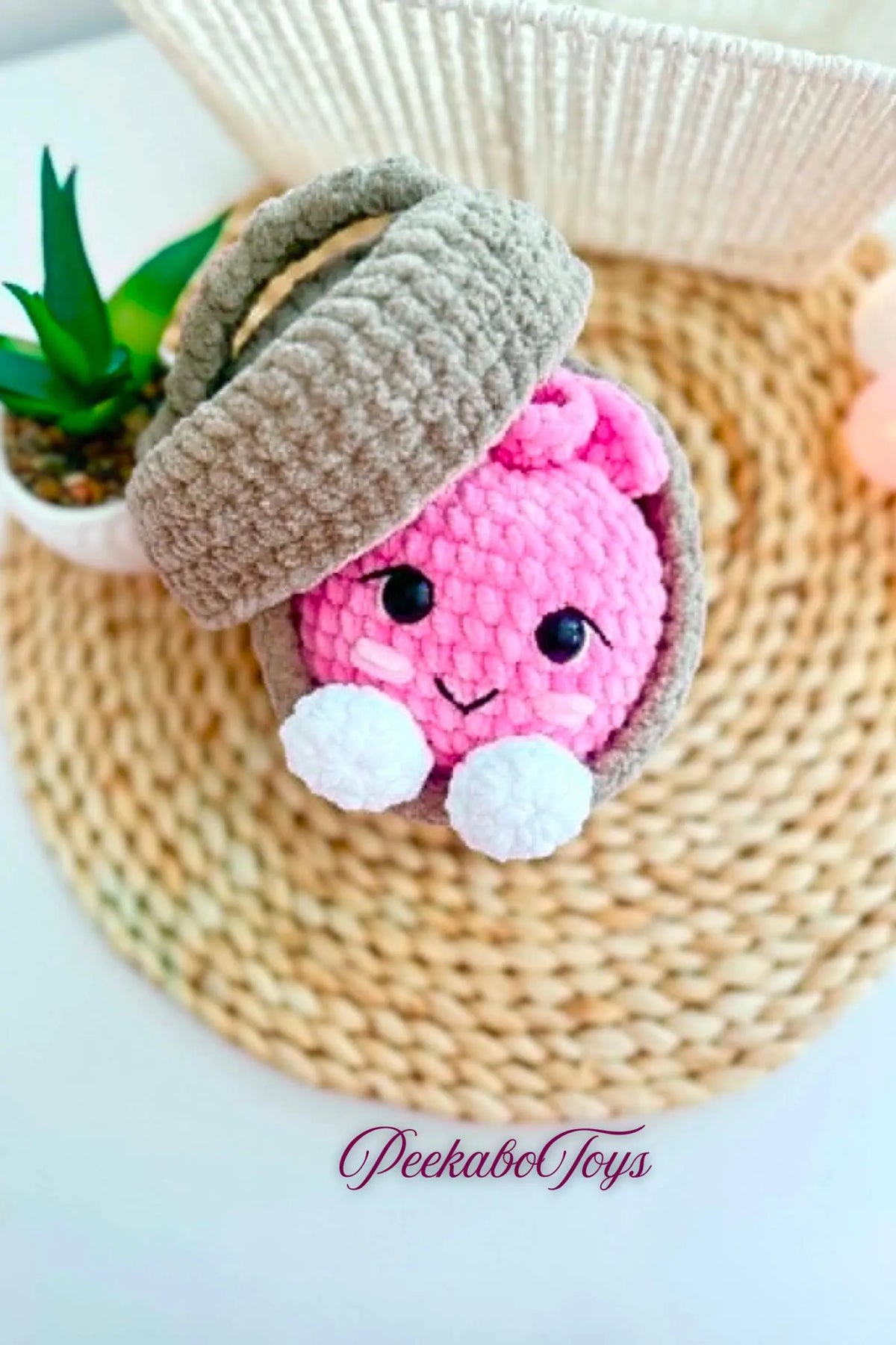 Dimple the Dumpling , Crochet Pattern , No - Sew Amigurumi