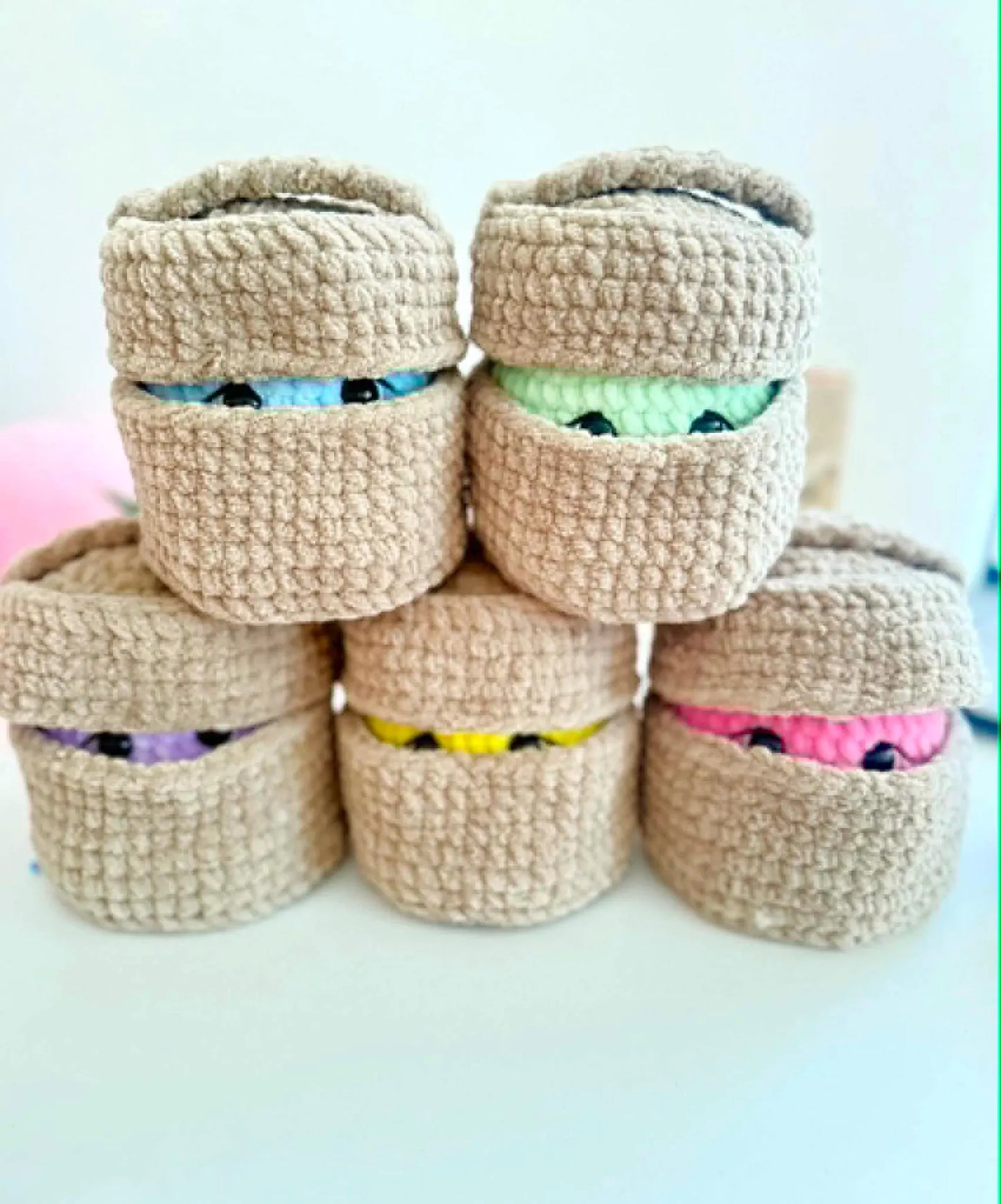 Dimple the Dumpling , Crochet Pattern , No - Sew Amigurumi